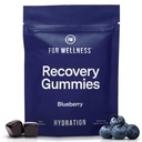 For wellness recovery Gummies Hydrate | Blueberry Electrolyte & Antioksidant kosttilskudd for Hydration, energi og post-workout ytelse | Vegan, ikke-GMO, 30 greve