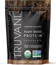 Truvani Vegan Pea Protein pulver | Sjokolade | 20g Organic Plant Basert Protein | 10 Serveringer | Keto | Gluten & Dairy Gratis | Lavkarbohydrater | Nei tilsatt sukker