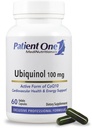 Pasiente én Ubiquinol 100 mg | Supplement til å støtte hjerte og vaskulær helse * | Aktiv antioksidant form av CoQ10 | 60 kapsler