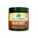 Organic Muscle Brain Boost Nootropics Blend - Vegan & Organic Superfood Helse Supplementer for fokus, minne og produktivitet med Ashwagandha, Ginkgo & Ginseng - Sjokolade Flavor, 20 Serveringer
