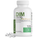 Bronson DIM Supplement 200 MG Diindolymetan med BioPerine for forbedret absorpsjon, Estrogenmetabolisme og opprettholder balansert hormonnivå, 120 vegetariske kapsler