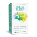 Naturlige faktorer 3 hjerner, Den beste slitasjen, støtter avslapping og hvilelig søvn, Vegan, 90 kapsler