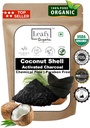 Kokos Aktivert Charcoal pulver - 1 lb / 16 Oz - Hvite tenner, skader huden og håret, støtter bedre digestion