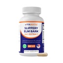 Vitamatic Slippery Elm Bark 10000 mg Ekvivalent Per Serving (fra 20:1 Ekstrakt 500 mg), laget med Peppermynte, DGL, & Aloe Vera - 180 Veg Kapsler og konsentrert 20X Potens