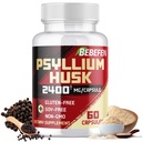 BEBEFEN Psyllium Husk Kapsler 2400mg med svart pepper - 2 måneders forsyning - daglig løselig fiber for gut helse - ikke-GMO og Glutenfri formel