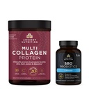 Antikkens Ernæring SBO Ultimate Probiotika Kapsler, 60 Tall + Multi Collagen Protein pulver, Unflavored, 45 Serveringer