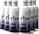 Rho Nutrition Liposomal NAD+ – flytende kosttilskudd designet for å hjelpe støtte absorpsjon – aktiv form for NAD+ Hjelper til å støtte normal cellulær helse, sunn aldring, energimetabolisme og vitalitet – 6 Pack