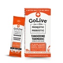 GoLive Prebiotic og Probiotic for kvinner, menn, barn. Tangerin Turmeric Synbiotiske pulver w/ L-Glutamin, vitamin D3, elektrolyter. For Gut Helse, Digestion, Metabolisme, Immunitet 15-50B CFU.