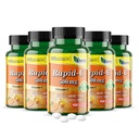 Amerika Medisin & vitenskap Rapid-C 500 mg vitamin C Supplement 500 tabletter (5 Pakke med 100 tabletter) Daglig immunsystem støtte, antioksidant | Vegan, ikke-GMO coated askorbinsyre for voksne menn og kvinner
