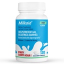 Melkeaid Lactase Enzyme Chewable Tabletter for Laktose Intolerance Relief | forhindrer gass, blooting & diarrea | Fastvirkende Dairy Digestive Supplement (120 tabletter, Mint)