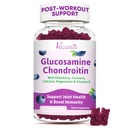 Glucosamine Chondroitin Gummies - Glucosamine Gummies med MSM, Turmeric & Boswellia, Støtte Cartilage, Joint struktur & Vessue, Joint Support Supplement for menn og kvinner - 60 Cts