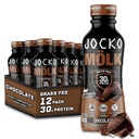 Jocko Mölk 30g Grass Fed Protein Shakes – Ingen ekstra sukkerprotein drikker KETO Vennlig - Klar til å drikke 12 FL Oz (pakke med 12) Sjokolade