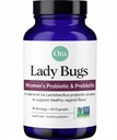 Ora organiske prebiotika og probiotika for kvinner - Lactobacillus for Vaginal Health & Candida Support, inneholder 16 milliarder CFU, 6 strimler - 1 måneds forsyning, 60 Vegan probiotiske kapsler