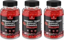 Potent Cranberry Gummies 1500mg med D Mannose - Urinal Tract Helse for kvinner og menn, Urin flush & Bladder Fast-Acting Support Supplement med Hibiscus pulver, 180 greve