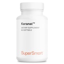 Supersmart - Keranat (Avansert Formel med Biotin) - Hår Supplement for volum og vekst - Hårtap Vitaminer | Ikke-GMO & Glutenfri - 60 Softgels