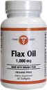 Flax Olje, 1000 mg, 90 Softgels