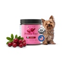 kin+kind Hunde Supplement pulver - Supplement for hunder og katter for sunn immunitet - Blader Support - Naturlig formel med organisk tranebær, blåbær og kokosnøtt - laget i USA - 4 oz (medium)