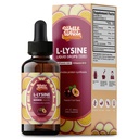L-Lysine Supplement flytende dropper | L-Lysine 1000mg Tinktur med vitamin A, C og B12 for voksne og barn | Immun støtte, hud og lepper helse, kollagensyntese | Non-GMO, Vegan, 2 fl Oz (60 ML)