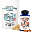 Legendairy Milk Sunflower Lecithin + Brewer's Yest Powder - Lactation Supplement for å øke brystmelk forsyning og støtte tilstoppet melkedukter