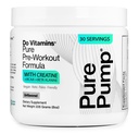 Do vitaminer - PurePump Unflavored all-naturlig pre trening pulver for menn og kvinner - Clean Preworkout med kreatin, BCAA, Beta Alanine - Best for energi, fokus og pumpe - Vegansk, Keto, Paleo 30 Serveringer