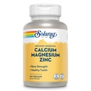 SOLARAY Kalsium Magnesium Sink Supplement - med kalsium 1000 mg, Magnesium 500mg - Bein Helse, Muskelfunksjon, hjerte helse og immun støtte - Vegan, 60 dagers garanti, 25 Services, 100 Vegkaps