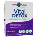 Vital Planet - Vital Detox med Melk Thistle, Quercetin, Alpha Lipoic Acid, Choline, og urter, for anledninger gass og blomstring, støtter sunn intestinal balanse, 2-dels 14 dagers kit, 56 kapsler