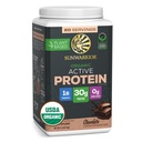 Sunwarrior Organic Plant Basert Protein Powder | Vegansk organisk protein pulver med BCAA Aminosyrer Plus Recovery Minerals & Botanicals | Ikke-GMO Soja Dairy & Glutenfri (Chokolate, 20 Services)