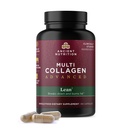 Gamle Ernæring Multi Collagen Advanced Lean med probiotika, Hydrolysert Collagen Peptides støtter sunn vekttap og fett tap, 90 teller