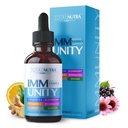 Total immunologisk 6-i-1 flytende Multivitamin Supplement ® 100% daglig sink, vitamin D3, vitamin C immunitet faller vitamin flytende ® eldrebær, Echinacea, Ginger støtte for voksne og barn ® 4 oz lidenskap frukt