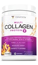Multi collagen peptider pulver for kvinner - Hydrolysert flavored collagen pulver for kvinner med typer I II III V & X vitamin C & Hyaluronsyre for hår hud og negler (Peach Mango) - 30 serveringer