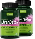 Herdmood Silymarin Melk Thistle Liver Detox Capsules for fettlever, Alcachofa y Cardo Mariano con Silimarina para el Higado Graso, Liver Cleanse Detox & Repair Formula w / Artichoke ekstrakt. 240 greve
