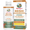 MaryRuth Organics Reishi Vegansk Mushroom Supplement | Ultra Absorpsjon Liposomal | Immun støtte med 200mg Beta-Glucans, Vegansk |Full Spectrum Reishi Mushrooms Fruktende Kropp | 7,6 oz,