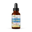 Fokus og oppmerksomhet Supplements 1oz - Focus Supplements med Ashwagandha for barn & naturlig Moringa ekstrakt for en serene og genius sinn - ikke-GMO Focus Vitaminer for barn - laget i USA
