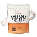 Live Conscious Collage Peptides pulver - Peach Mango Flavored Collage Powder - hår, hud, negle, og felles støtte - Type I & III Grass-Fed Collage Supplements for kvinner og menn - 30 Serveringer - 13oz