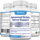 Advanced Sciatic Nerve Support Relief: Alpha Lipoic Acid Vitamin, Benfotiamine - 12 i 1 Sciatica Kosttilskudd - 120 Kapsler - 30-60 Supply-laget i USA