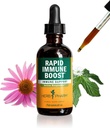 Urt Pharm Organic Rapid Immune Boost: Raskabsorberende Tinktur for voksne, Echinacea Tinktur med gyllensegl, Ginger Ekstrakt & eldrebær, Immun støtte Supplement & velværehjelp, 2 Oz