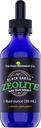 Svart jord Zeolit med Humic Fulvic Acids Trace Minerals for voksne og barn for detox, Gut helse og immun støtte - 1oz flytende dråper Supplement