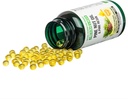 Sibir Grønn Pine Nut Olje m/Pine Resin Kapsler 200 Softgels Wild Harvested Sibir Altai Cold Pressed Uraffinert
