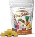 BariatricPal Sukkerfri kalsium Citrat Mykt Chews | 500 mg med vitamin D & probiotika | Piña Colada | 90 greve (1 måneds forsyning)