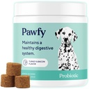 Pawfy Probiotika for hunder | Støtter Digestiv Helse, Diarrea for små, store hunder | Forbedrer Gut helse | Anti Yeast Kosttilskudd | Hud Helsesesong Allergier Støtte - 30 Chews (Bacon)