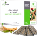 QG gruppe Ginseng Extract & Licorise Root Extract med vitamin C (80 tabletter - 210 mg hver) Diett Supplement for menn og kvinner