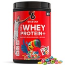 Seksstjerners Whey Protein Powder Plus - Muskelbygging og gjenoppretting formel med Whey Isolate pulver, BCAA, 30g protein, immunstøtte - post-Workout Supplement - Kelloggs Froot Loops Flavor, 1.8 lbs