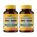Zink 50mg kapsler for menn og kvinner, 240 greve | Høyt absorberbare sink kosttilskudd for immunsystem støtte | Zink 50 mg Mono Metionin Chelated Complex | Hjelper med hud helse og total immunisme