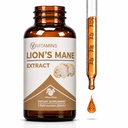 Lions Mane Liquid - Lions Mane Tinktur for minne, fokus og klarhet - Lions Mane Supplement - Lions Mane - Lions Mane Mushroom Supplement - Nootropics Brain Support Supplement - (1 pakke)