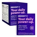 EBOOST Super Energy Powder Drink Mix, ikke-GMO Electrolyte Supplement lastet med vitaminer (Acai Pomegranat), 0,2 Ounce (pakke på 20)