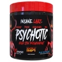 Insane Labz Hellboy Edition, høy stimulant pre trening pulver og ingen booster med Beta Alanine, L Citrulline, og koffein, økt fokus, energi, utholdenhet, nitric oksidnivå, 35 Srvgs, Blå Rasp