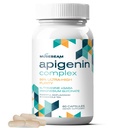 Apigenin Supplement for hvile og relaxation Support - 50mg Apigenin per kapsel med magnesium Glycinate 275mg L-Theanine 100mg GABA 100mg - 98% Ultra-høy renhet