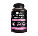 PURE ORIGINALE INGREDIENTS Collagen Peptider (365 kapsler) Ingen magnesium eller Rice Fillers, alltid ren, Lab verifisert