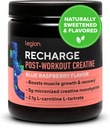 Legion Recharge Post Trening Supplement - Alle naturlige muskelbygger og gjenopprette drikke med mikronisert kreatinmonohydrat. Naturlig søt og smakfull, trygg og sunn. (Blå bringebær, 60 Servering)