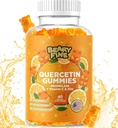 Quercetin med Bromelain Gummies - Vitamin C + Zinc & Vitamin D3 - Ekstra styrke Immun Support Booster - 60 Quercetin Gummies - Laget i USA